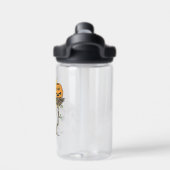 Snoopy und Holznest mit Jack O' Lantern Trinkflasche (Rückseite)