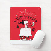 Snoopy und Woodstock - Merry & Bright Mousepad (Mit Mouse)
