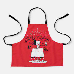 Snoopy und Woodstock - Merry & Bright Schürze