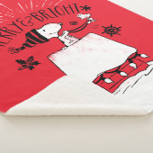Snoopy und Woodstock - Merry & Bright Sherpadecke (3/4)
