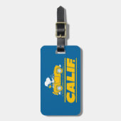 Snoopy und Woodstocks Kalifornien-Roadtrip Gepäckanhänger (Vorderseite vertikal)