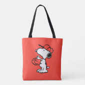 Snoopy Varsity Sports Baseball Tasche (Rückseite)