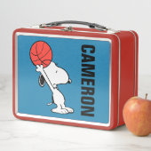 Snoopy Varsity Sports Basketball Metall Brotdose (Beispiel)