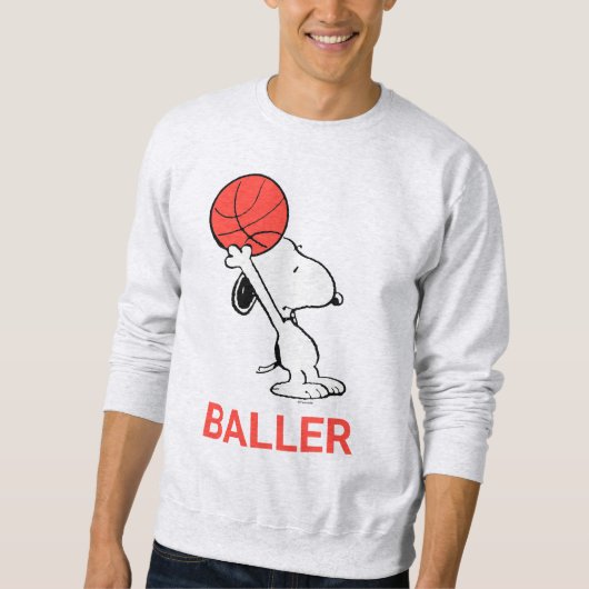 Snoopy Varsity Sports Basketball Sweatshirt (Vorderseite)