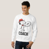 Snoopy Varsity Sports Football Sweatshirt (Vorne ganz)