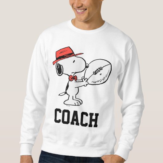 Snoopy Varsity Sports Football Sweatshirt (Vorderseite)