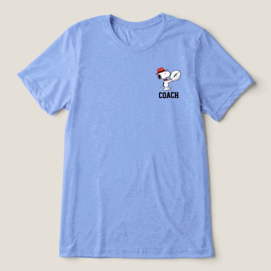 Snoopy Varsity Sports Football Tri-Blend Shirt (Design Vorderseite)