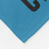 Snoopy Varsity Sports | Name hinzufügen Fleecedecke (Ecke)