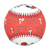 Snoopy Varsity Sports Pattern Baseball (Rückseite)