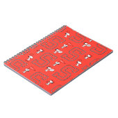 Snoopy Varsity Sports Pattern Notizblock (Linke Seite)