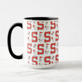 Snoopy Varsity Sports Pattern Tasse (Links)