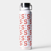 Snoopy Varsity Sports Pattern Trinkflasche (Rückseite)