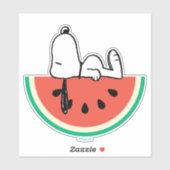 Snoopy Wassermelonen-Träume Aufkleber (Blatt)