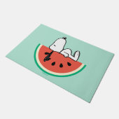 Snoopy Wassermelonen Träume Fußmatte (Schrägansicht)