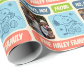 Snoopy Weihnachtswrapping mit Foto Wrapping Pape Geschenkpapier (Rolleneckpunkt)
