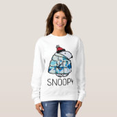 Snoopy Winter Gem Puffer Jacke Sweatshirt (Vorne ganz)