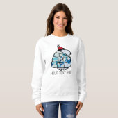 Snoopy Winter Gem Puffer Jacke Sweatshirt (Vorne ganz)