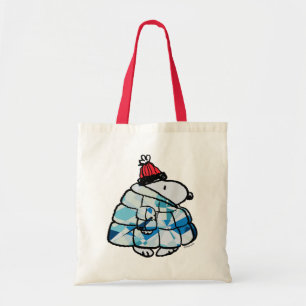 Snoopy Winter Gem Puffer Jacke Tote Bag Tragetasche