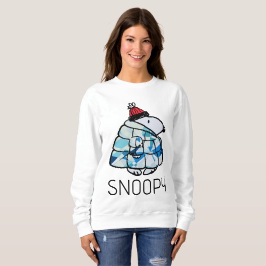 Snoopy Winter Gem Puffer Jacket Sweatshirt (Vorne ganz)