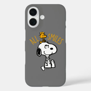 Snoopy & Woodstock - Alles Lächeln iPhone 16 Hülle