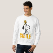 Snoopy & Woodstock - Alles Lächeln Sweatshirt (Vorne ganz)