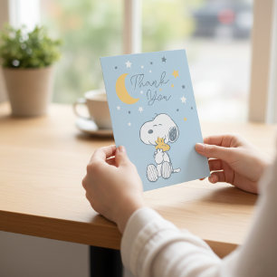 Snoopy & Woodstock Baby-Shower-Dankeskarten Über Dankeskarte