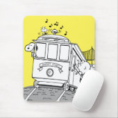 Snoopy, Woodstock & Charlie Brown auf einem Trolle Mousepad (Mit Mouse)