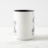 Snoopy, Woodstock & Charlie Brown auf einem Trolle Tasse (Zentrum)