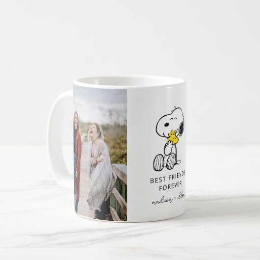 Snoopy & Woodstock | Die besten Freunde - Foto Kaffeetasse (Vorderseite Links)