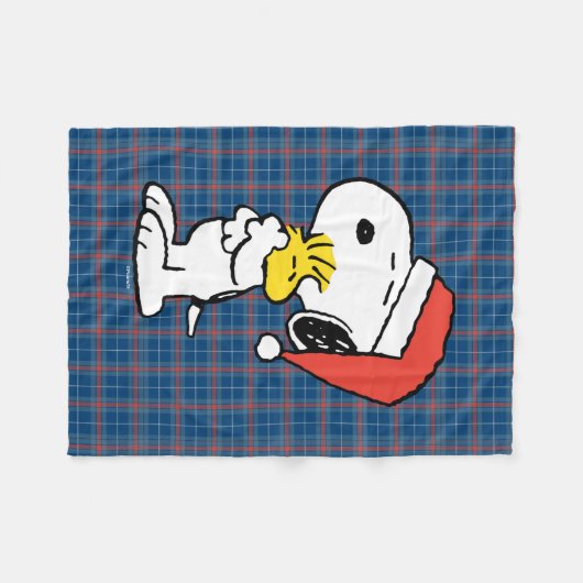 Snoopy & Woodstock Fleecedecke (Vorderseite (Horizontal))