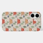 Snoopy & Woodstock Go Camping Muster Case-Mate iPhone Hülle (Rückseite (Horizontal))