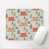 Snoopy & Woodstock Go Camping Muster Mousepad (Mit Mouse)