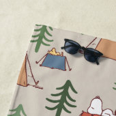Snoopy & Woodstock Go Camping Muster Strandtuch (Beispiel)