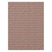 Snoopy & Woodstock Groovy Vibes Lila Muster Tischdecke (Vorderseite)