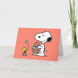 Snoopy & Woodstock   Happy Osterurlaub Card Feiertagskarte