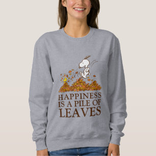 Snoopy & Woodstock-Herbstlaube Sweatshirt