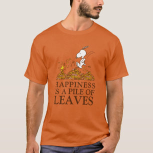 Snoopy & Woodstock-Herbstlaube T-Shirt