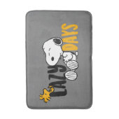 Snoopy & Woodstock | Lazy Day Badematte (Vorderseite Vertikal)