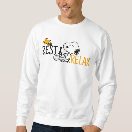Snoopy & Woodstock | Lazy Day Sweatshirt (Vorderseite)