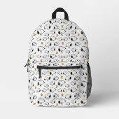 Snoopy & Woodstock Muster Bedruckter Rucksack (Vorderseite)