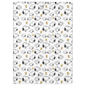 Snoopy & Woodstock Muster Klemmbrett (Rückseite)