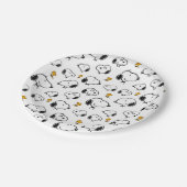 Snoopy & Woodstock Muster Pappteller (Schrägansicht)