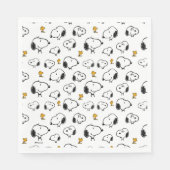 Snoopy & Woodstock Muster Serviette (Vorderseite)