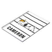 Snoopy & Woodstock | Name hinzufügen Notizblock (Linke Seite)