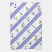 Snoopy & Woodstock Ostergestreifen Geschirrtuch (Vertikal)