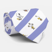 Snoopy & Woodstock Ostergestreifen Krawatte (Gerollt)