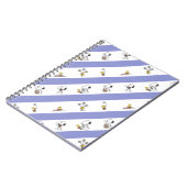 Snoopy & Woodstock Ostergestreifen Notizblock (Linke Seite)