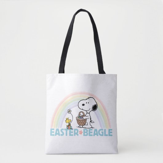 Snoopy & Woodstock - Ostern Beagle Tasche (Vorderseite)