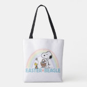 Snoopy & Woodstock - Ostern Beagle Tasche (Rückseite)