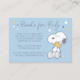 Snoopy & Woodstock | Over the Moon Baby Shower Enc Begleitkarte